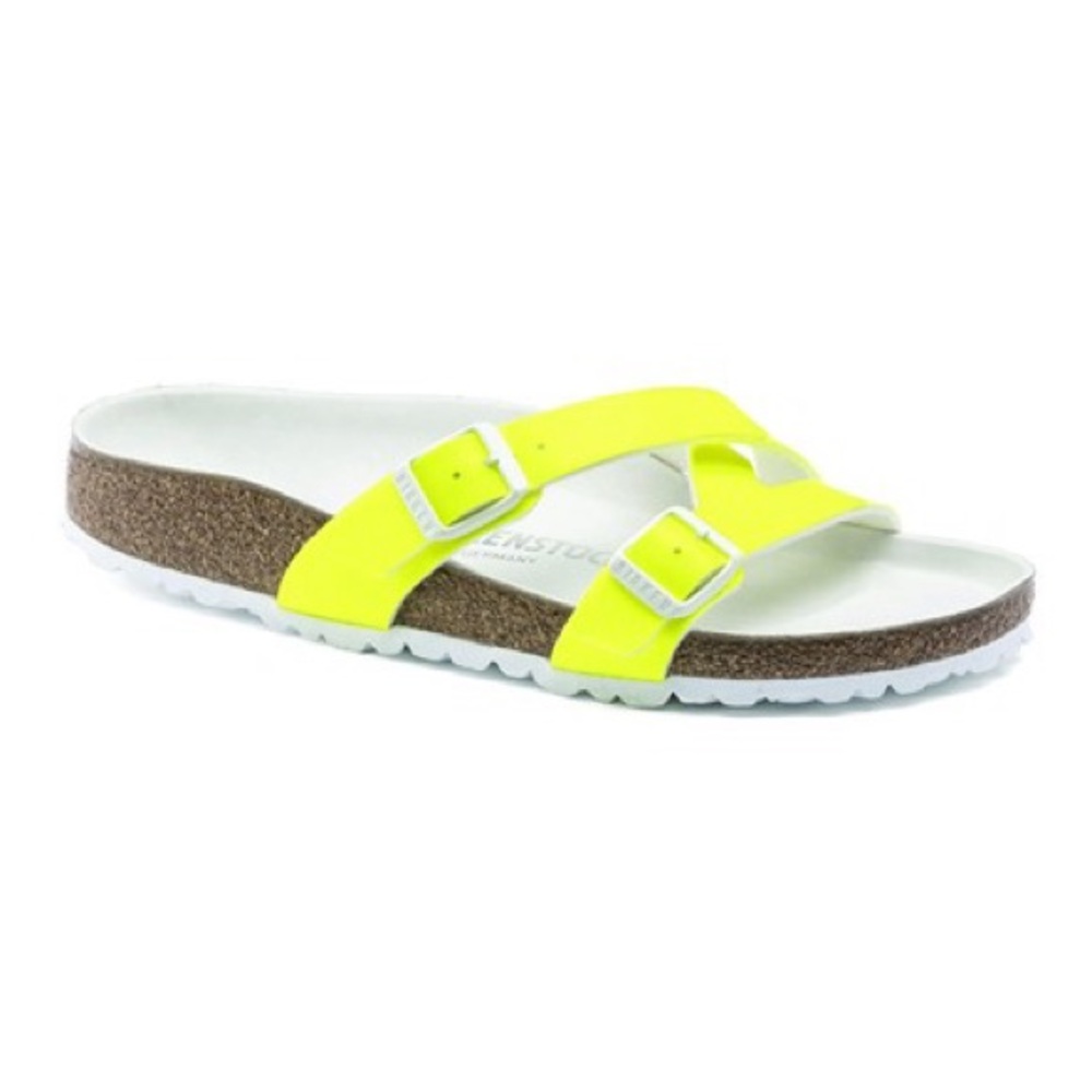 Birkenstock Yao Balance Sandals in Neon Yello size 40/9